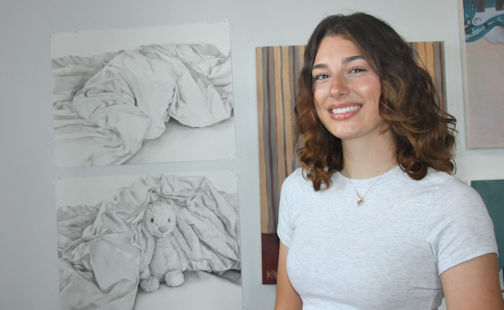 Victoria Park Gallery scholarship winner is guest artist for September