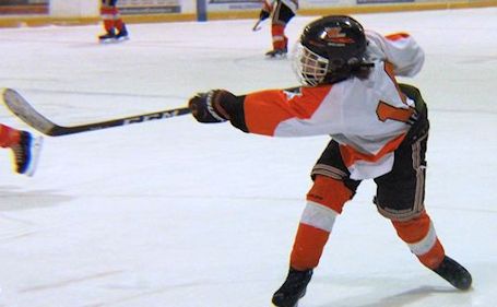 Kincardine Legion Peewees take on Ayr Flames in OMHA finals