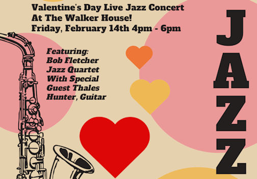 ​Live jazz concert set for Walker House, Kincardine, on Valentine’s Day