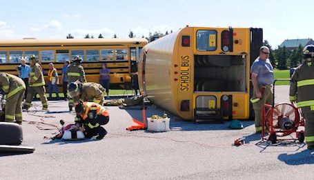 Kincardine Fire Department holds bus rescue training day