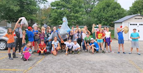 St. Anthony's School students take part in shoreline clean-up