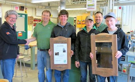 Education partnership at KDSS results in plaques for co-op education employers