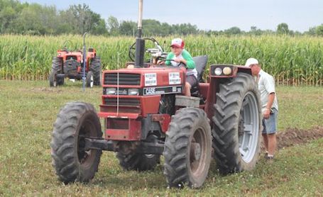 Nine young people hone their skills at youth plowing day in Ripley