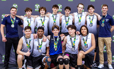 U17 Bluewater Ballistix boys volleyball team ends season with silver at Ontario championships