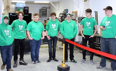 Kinetic Knights reveal new robot; off to first competition Friday