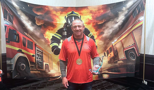 Tiverton firefighter wins gold at FireFit Championships in New Brunswick