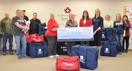 Bruce Power donates nearly $16,000 to local St. John Ambulance organization