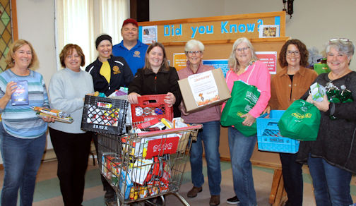 Rotary sharecrows raise half a tonne of items for Kincardine Food Bank, $1,000 for hospital