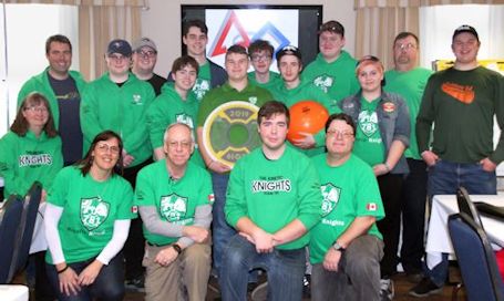 Kinetic Knights off to outer space in 2019 FIRST robotics challenge