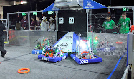 ​Kinetic Knights win Sustainability Award at FIRST Ontario Championships