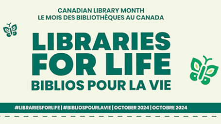 October is Canadian Library Month