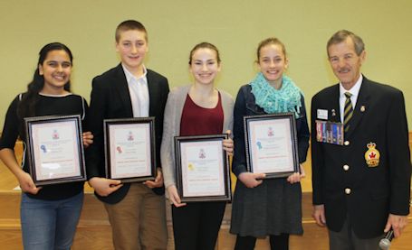 Ten students compete at Kincardine Legion public speaking contest