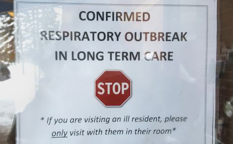 Respiratory outbreak in long-term care at Trillium Court, Pinecrest Manor