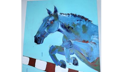 Amanda Melinz brings bold oil paintings of horses to Victoria Park Gallery