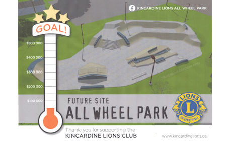 â€‹Kincardine Lions plan to add All-Wheel Park beside Davidson Centre