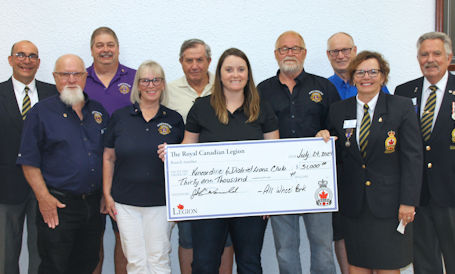 ​Kincardine Legion donates $93,000 to local charities