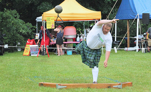 Athletes brave hot, humid weather to compete at Kincardine Scottish Festival and Highland Games