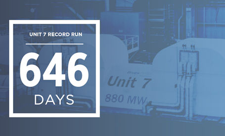 Bruce Power’s Unit 7 sets record with 646 consecutive days of reliable operation