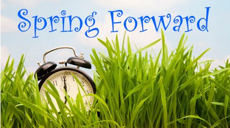 Daylight Savings Time begins Sunday, March 12