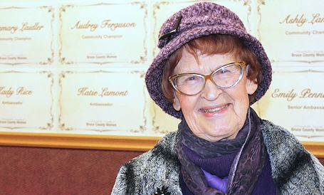 Audrey Ferguson of Kincardine one of 160 Remarkable Women of Bruce County