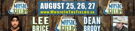 Lee Brice, Dean Brody to headline the 2016 Lucknow's Music in the Fields