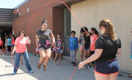 Huron Heights raises $5,000 at Jump Rope for Heart