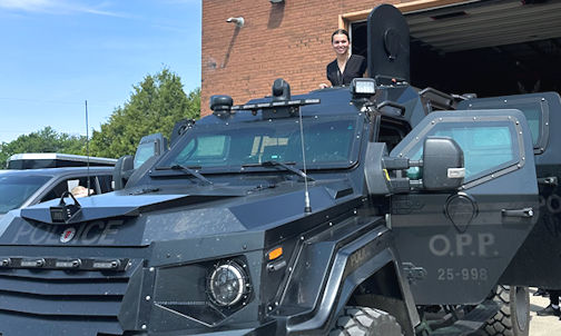 Local teen enjoys Youth in Policing experience with Huron County OPP