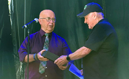 ​Kincardine honours Tony Doherty for 25 years of dedication to Scottish Festival