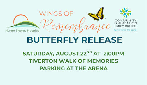 Adopt a Butterfly for Huron Shores Hospice Wings of Remembrance