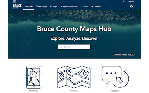 ​Bruce County launches Maps Hub