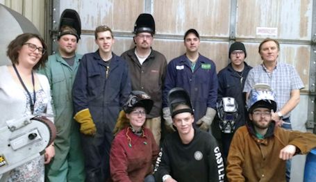 Welding students complete testing thanks to donation from PWU, 7 Acres