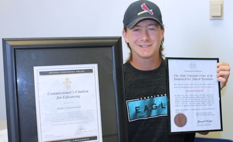 Ripley teen receives commendations for saving woman's life last year
