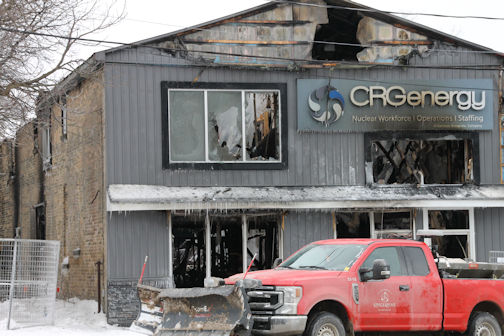 ​Officials investigate fire at site of July blaze in downtown Kincardine