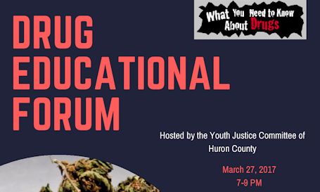 Drug Education Forum set for March 27 at F.E. Madill in Wingham