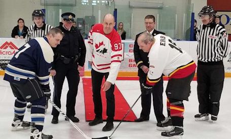 Charity hockey game in Goderich raises almost $3,500 for Victim Services