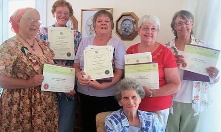 Bervie W.I. members receive Ontario Volunteer Service awards