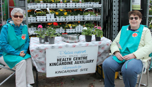 Kincardine Hospital Auxiliary hosts annual geranium sale at Canadian Tire store