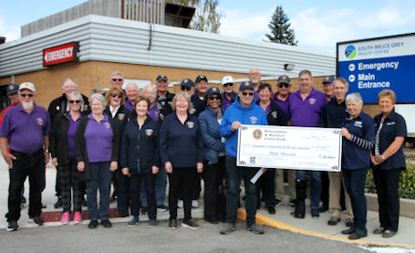 Kincardine Lions donate $30,000 to Kincardine hospital foundation