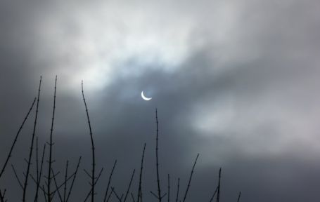 Experiencing the eclipse in Bedfordshire, England