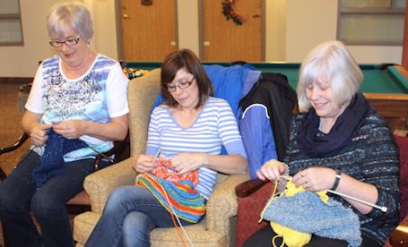 Close-knit group meets twice a month at Trillium Court