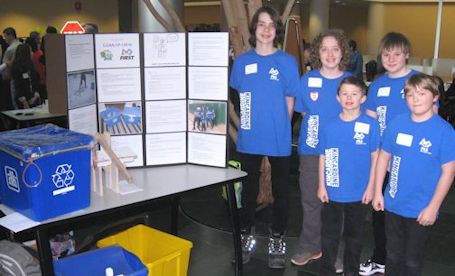 Kincardine FIRST Lego League Team 4137 cleans up