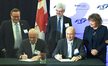 Bruce Power, ATS Automation sign multi-year master tooling agreement