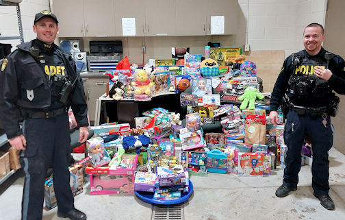 South Bruce OPP toy drive an overwhelming success