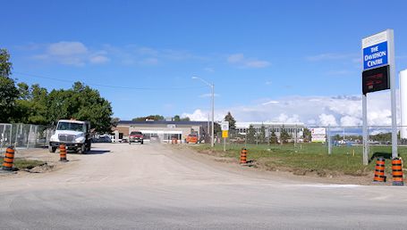 Work begins on entrance to Davidson Centre, Kincardine