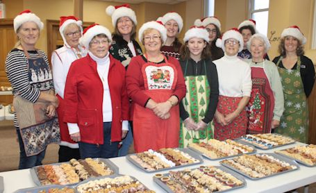 Crowd rushes in to snap up treats at Cookie Walk in Tiverton