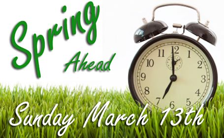 Daylight Savings Time begins this weekend
