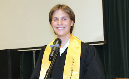 Grads reminded that strong people create good times, during KDSS Commencement
