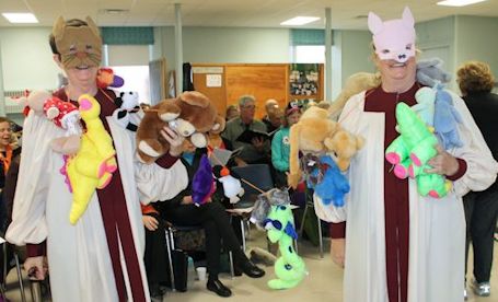 Kincardine Community Singers enjoy some Halloween fun at rehearsal