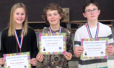 Top Ripley school public speakers advance to Legion contest