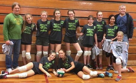 Ripley Ravens girls are champions at volleyball tournament in Owen Sound